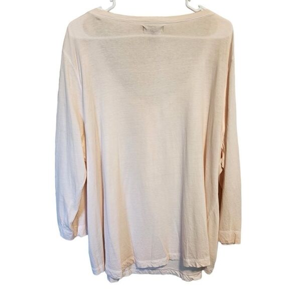 BUNDLE- Lauren Ralph Lauren- Plus Size Women Peach and Cream Long Sleeve Basics - Picture 4 of 12